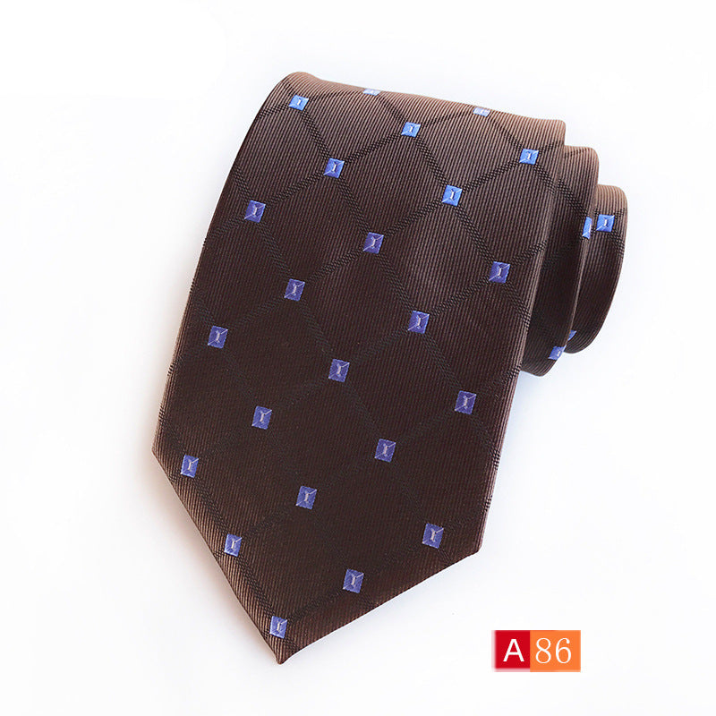 Men’s Casual Formal Wear Polyester Jacquard Tie - A086