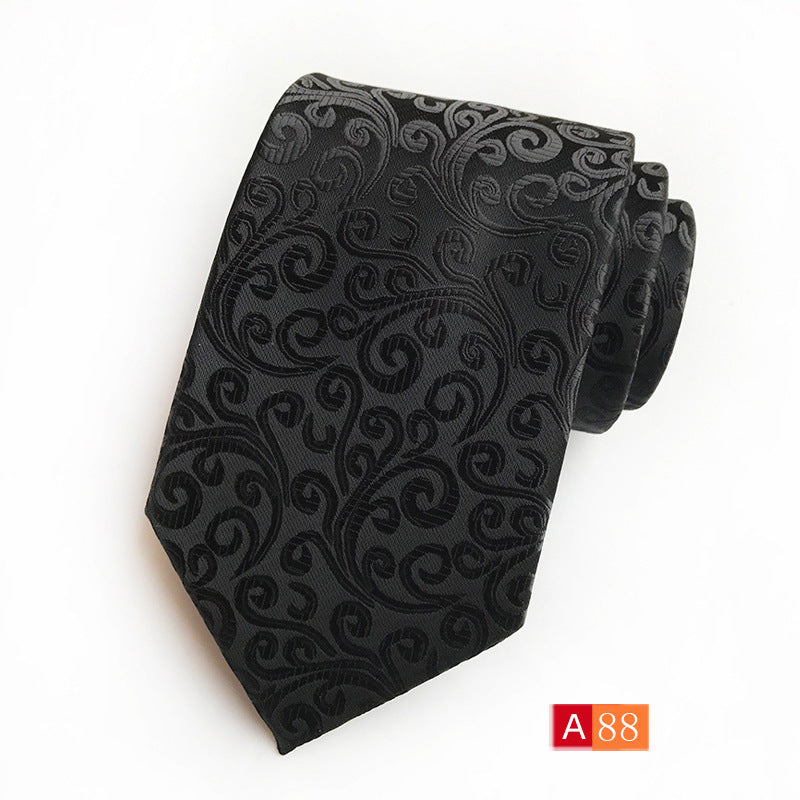 Men’s Casual Formal Wear Polyester Jacquard Tie - A088