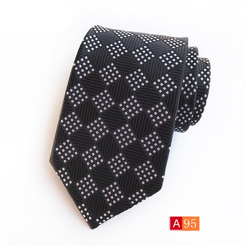 Men’s Casual Formal Wear Polyester Jacquard Tie - A095