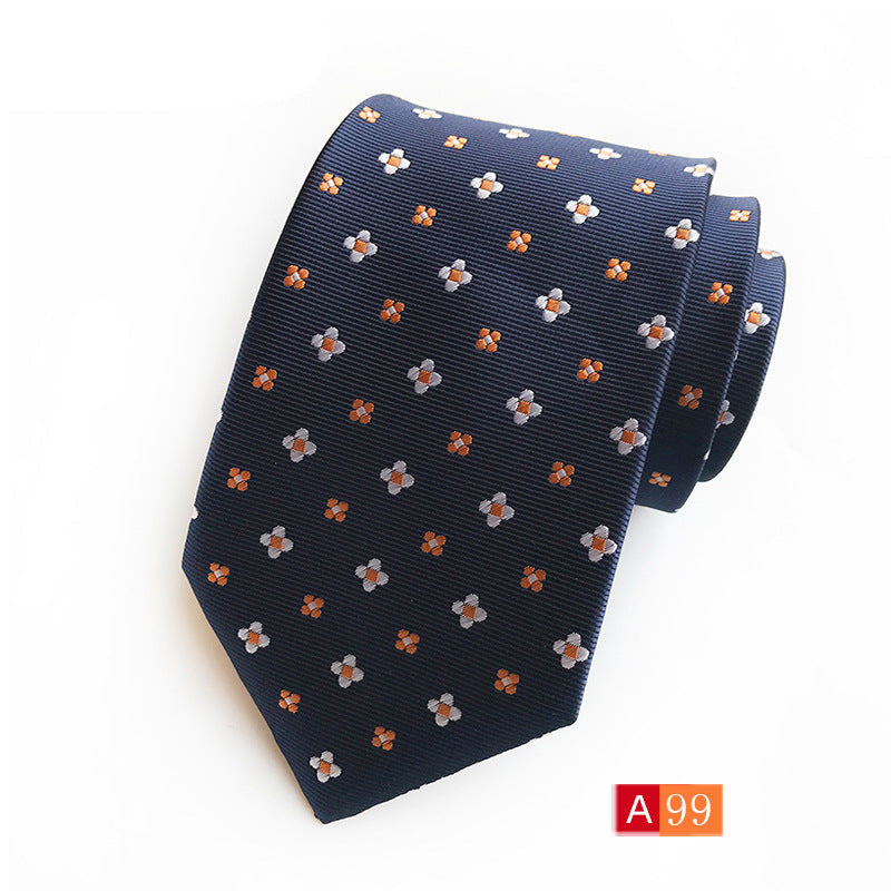 Men’s Casual Formal Wear Polyester Jacquard Tie - A099