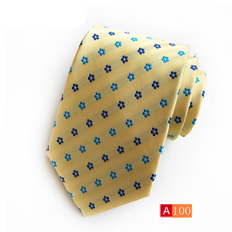 Men’s Casual Formal Wear Polyester Jacquard Tie - A100