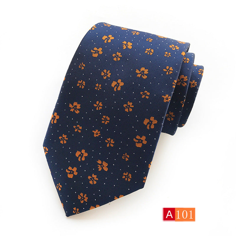Men’s Casual Formal Wear Polyester Jacquard Tie - A101
