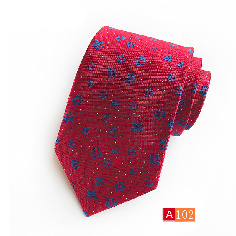 Men’s Casual Formal Wear Polyester Jacquard Tie - A102