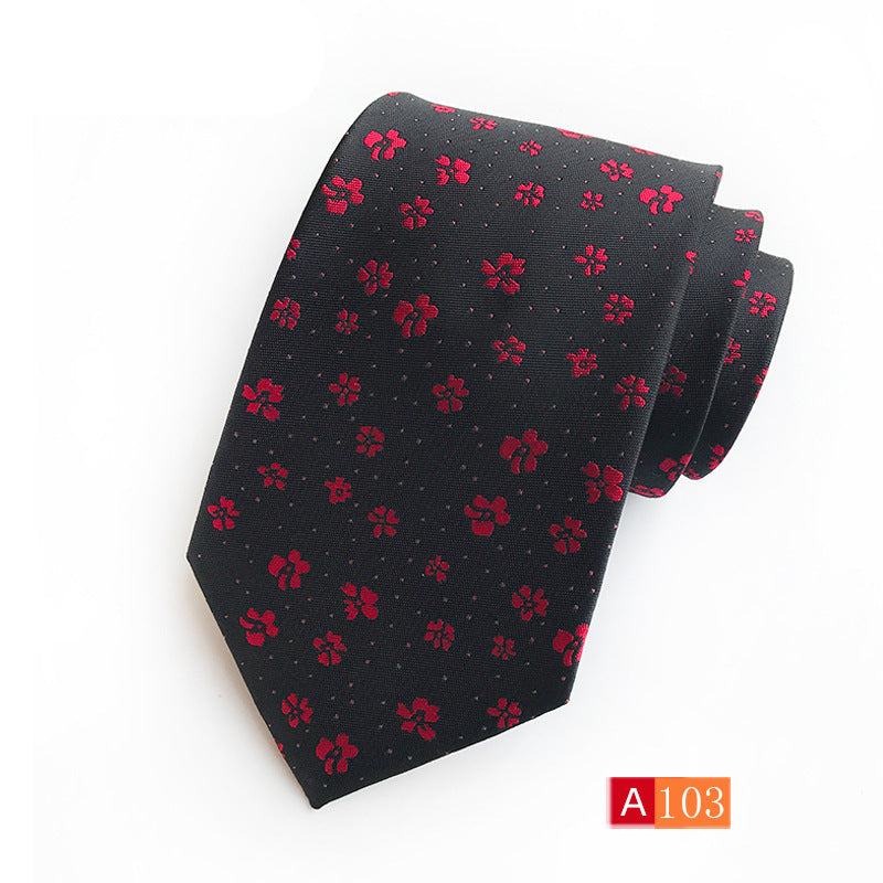 Men’s Casual Formal Wear Polyester Jacquard Tie - A103