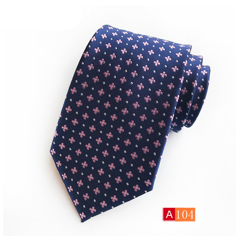 Men’s Casual Formal Wear Polyester Jacquard Tie - A104