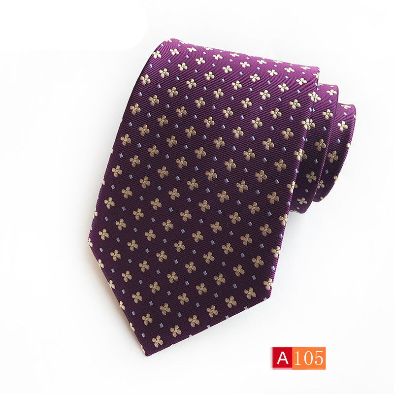 Men’s Casual Formal Wear Polyester Jacquard Tie - A105