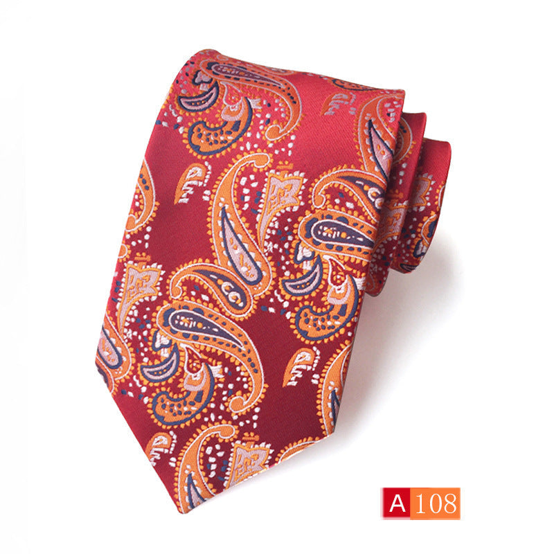 Men’s Casual Formal Wear Polyester Jacquard Tie - A108