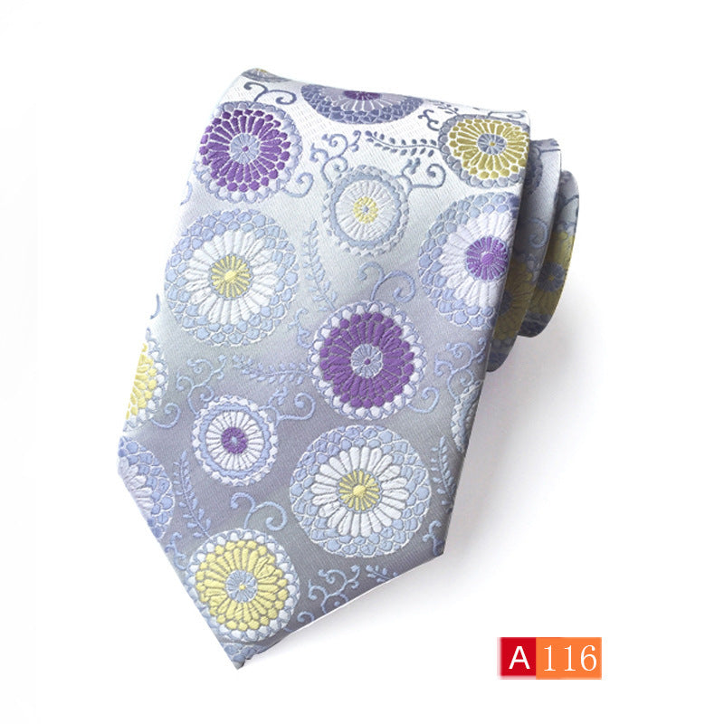 Men’s Casual Formal Wear Polyester Jacquard Tie - A116