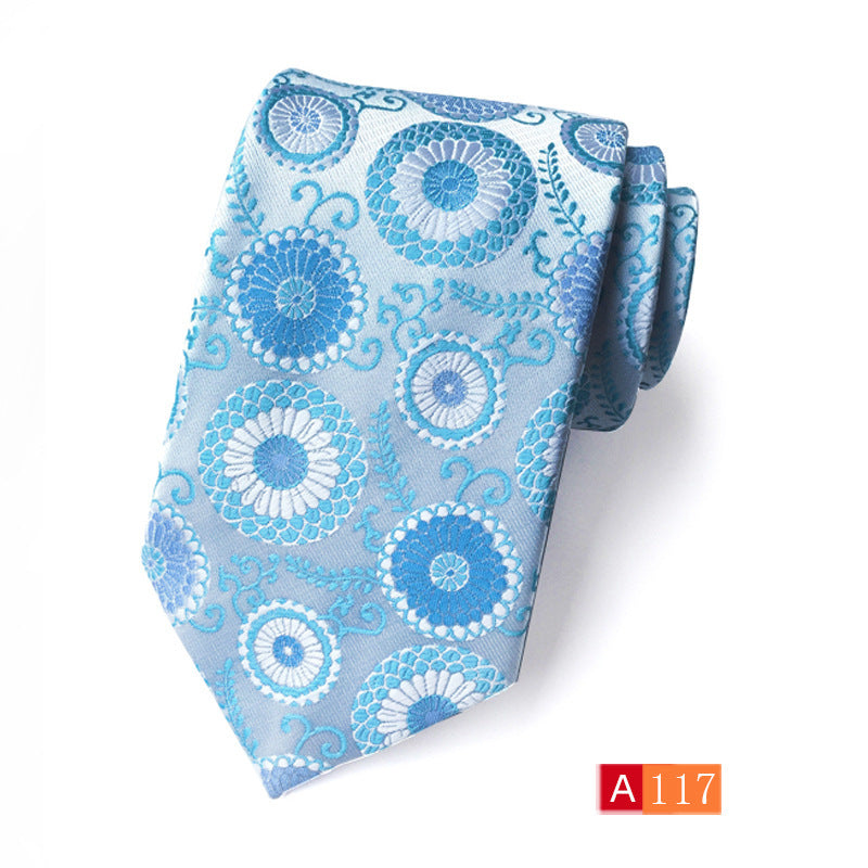 Men’s Casual Formal Wear Polyester Jacquard Tie - A117