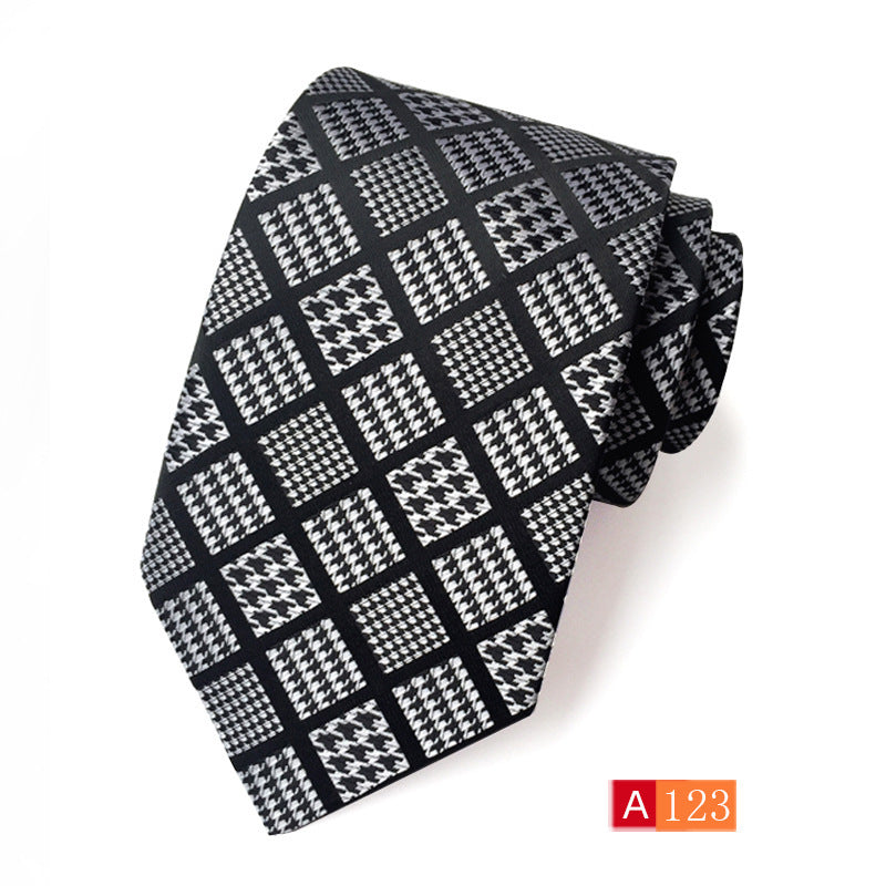 Men’s Casual Formal Wear Polyester Jacquard Tie - A123