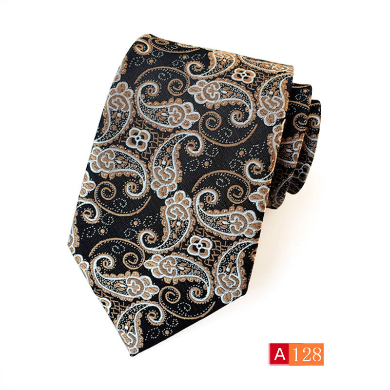 Men’s Casual Formal Wear Polyester Jacquard Tie - A128