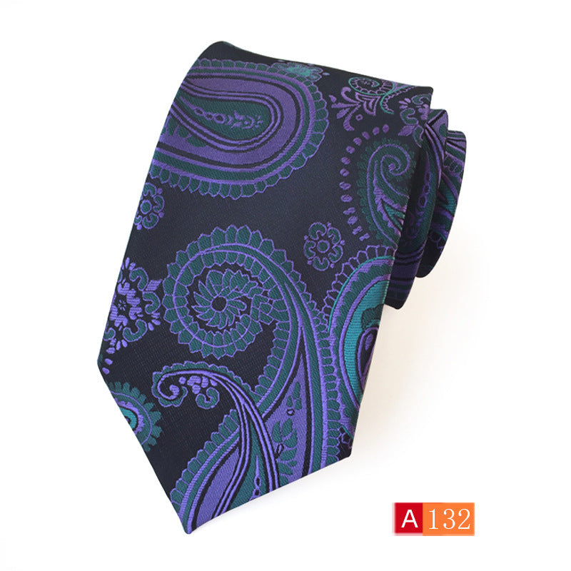 Men’s Casual Formal Wear Polyester Jacquard Tie - A132