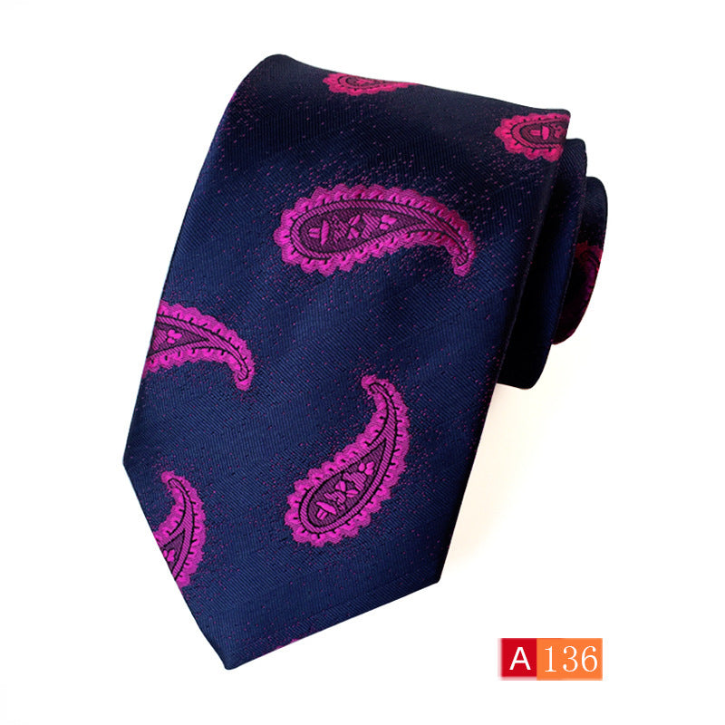 Men’s Casual Formal Wear Polyester Jacquard Tie - A136