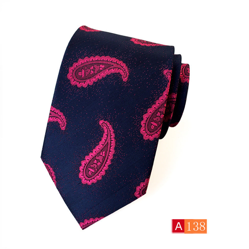 Men’s Casual Formal Wear Polyester Jacquard Tie - A138