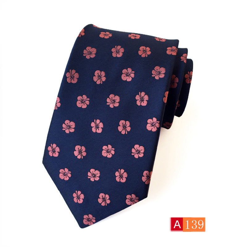 Men’s Casual Formal Wear Polyester Jacquard Tie - A139