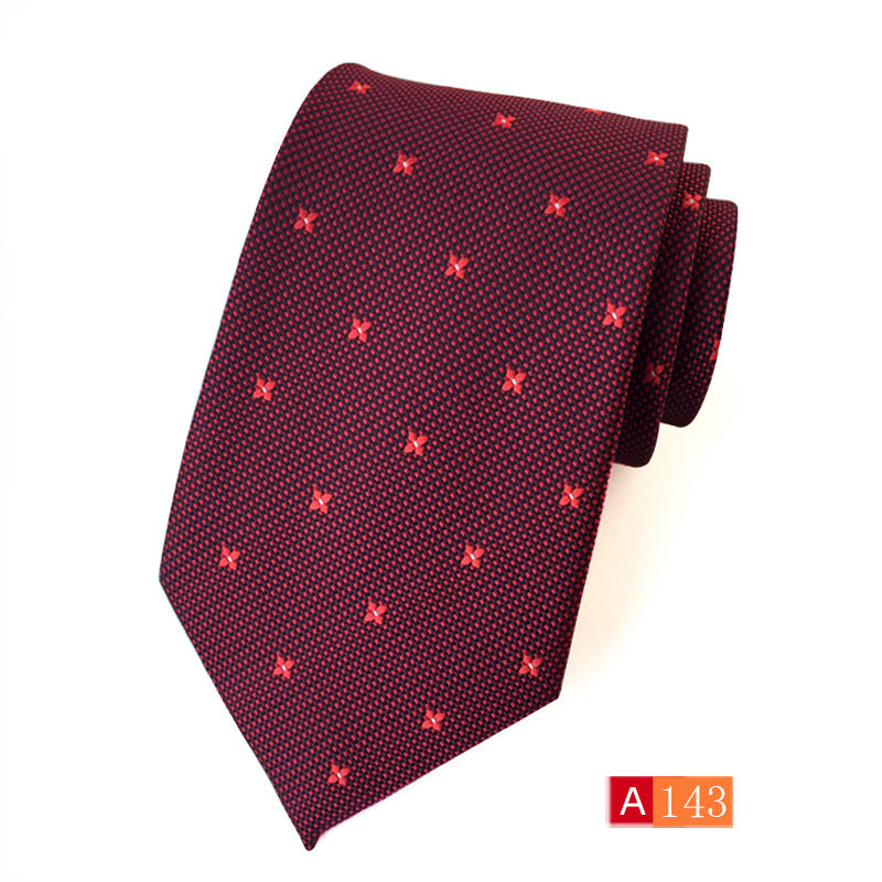 Men’s Casual Formal Wear Polyester Jacquard Tie - A143