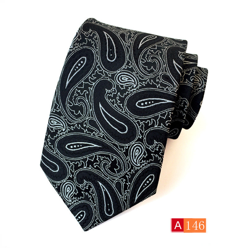 Men’s Casual Formal Wear Polyester Jacquard Tie - A146
