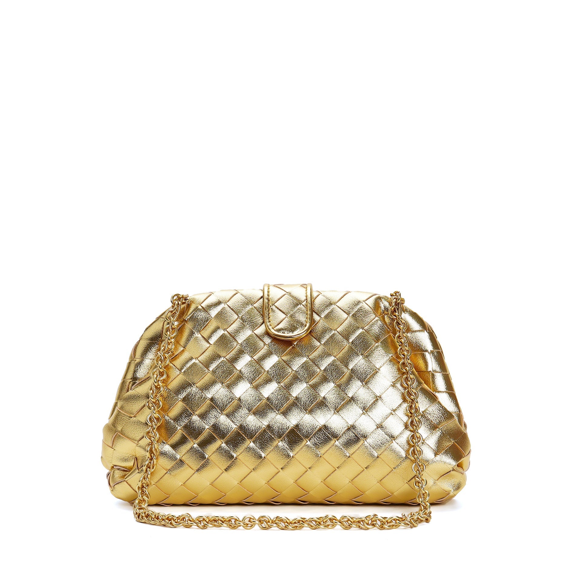 Unleash Luxury Genuine Leather 9919B Green Collection - Pure Gold 9919B