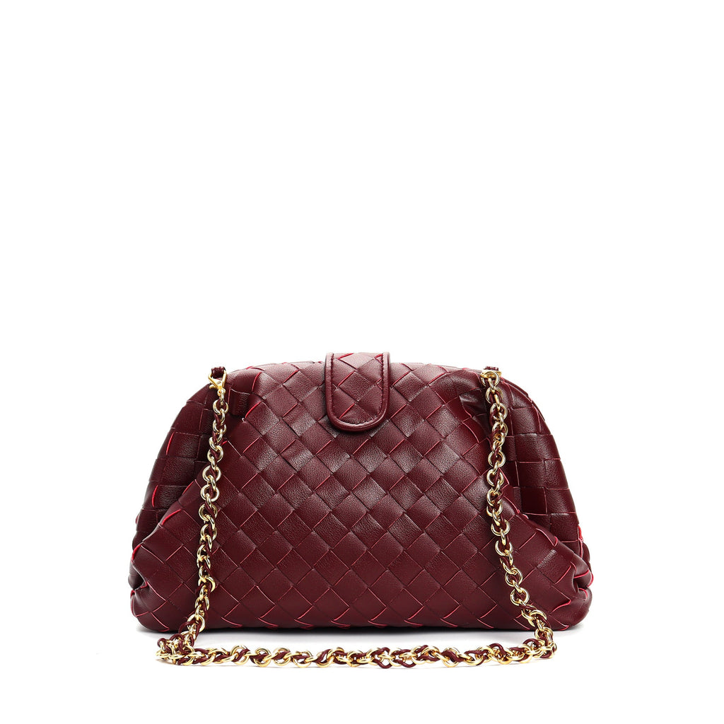Unleash Luxury Genuine Leather 9919B Green Collection - Wine Red 9919B