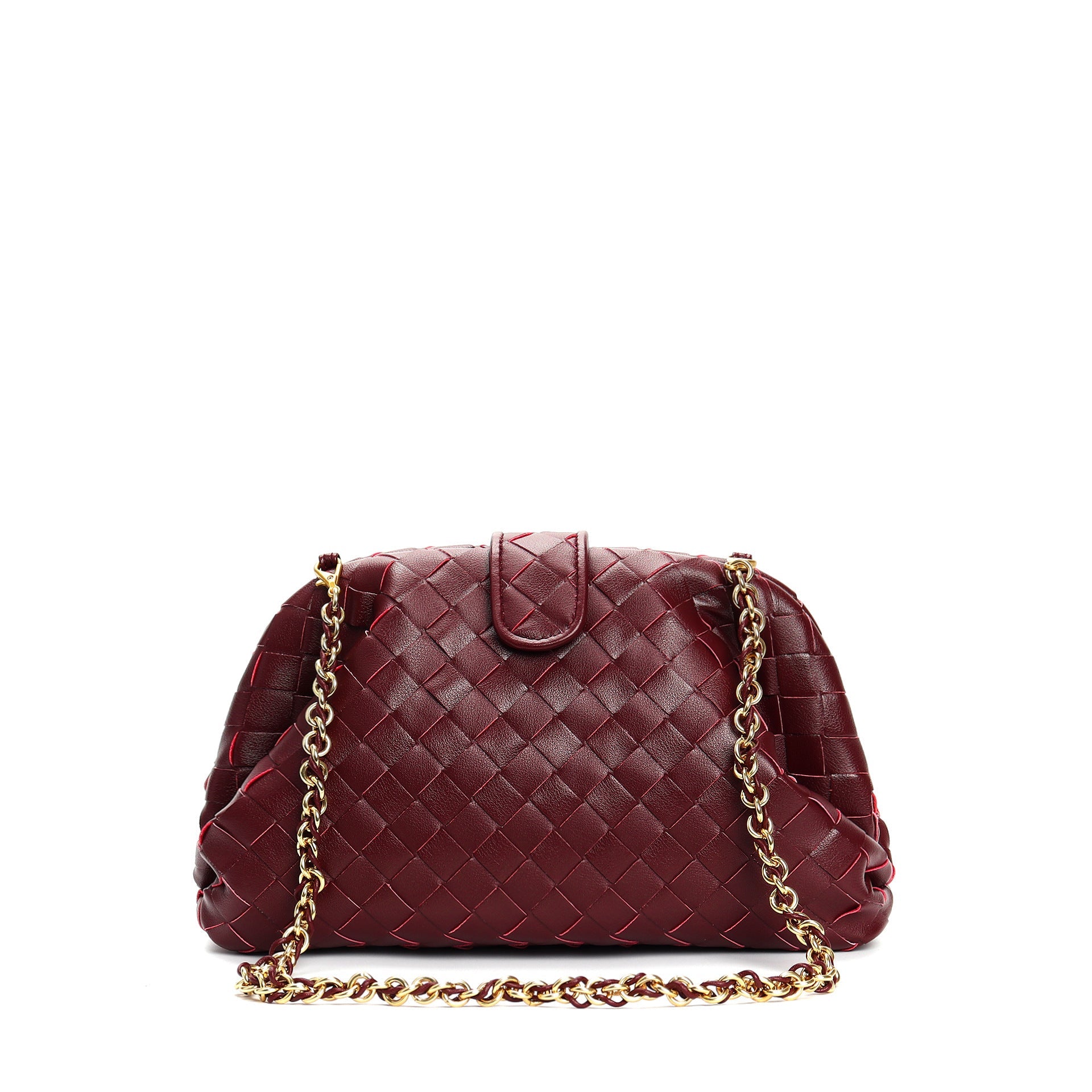 Unleash Luxury Genuine Leather 9919B Green Collection - Wine Red 9919B