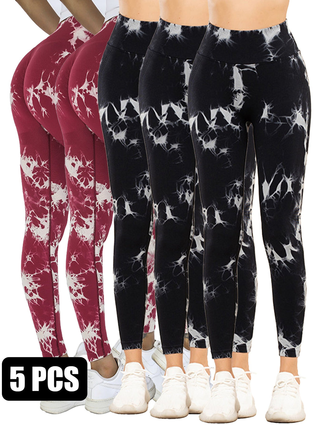 Unleash Luxury Global Fashion High-End Activewear - 2RED3BLK / S - 5