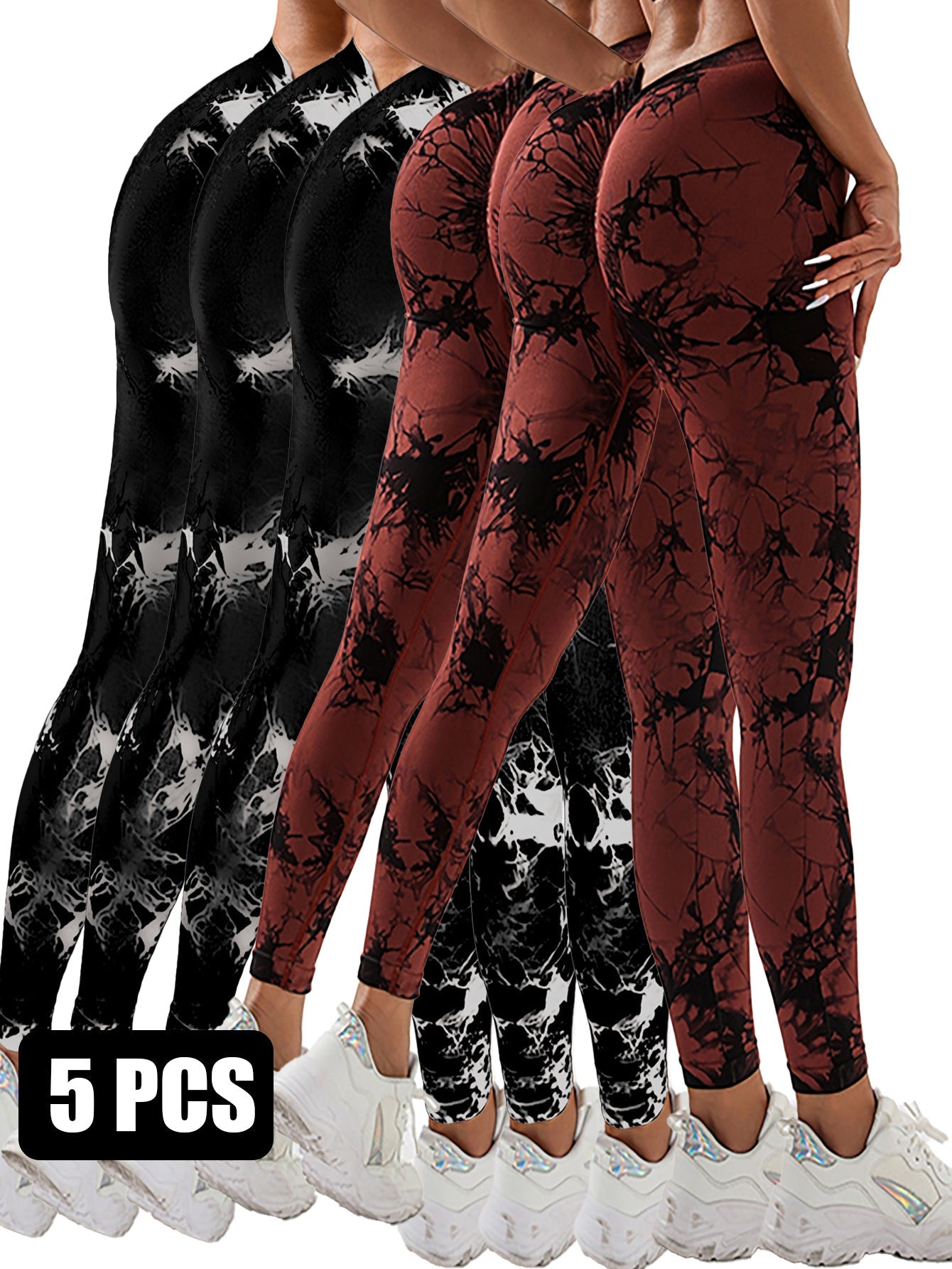 Unleash Luxury Yoga Pants High-End Fashion Online - 3BLK2COF / S - 5