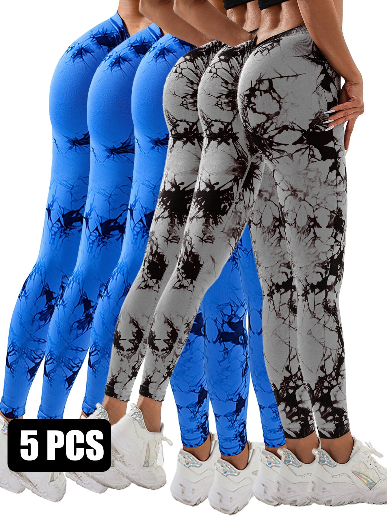 Unleash Luxury Yoga Pants High-End Fashion Online - 3BLU2BGY / S - 5