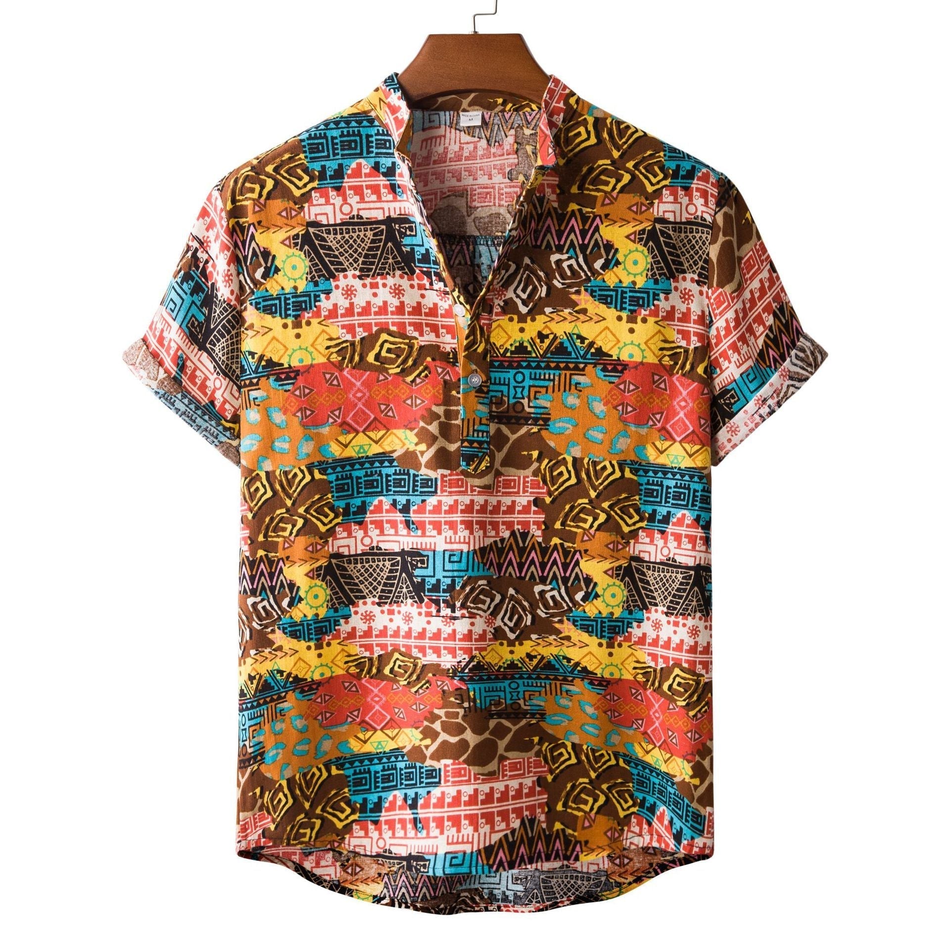 Men’s Bamboo And Linen Shirt - 17Style / S
