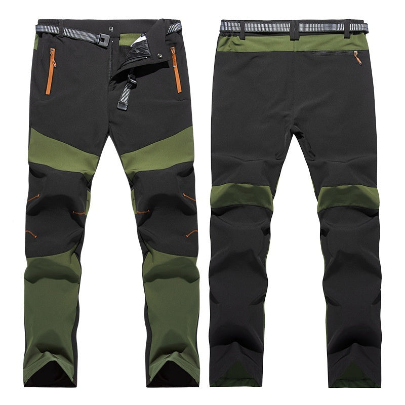 Outdoor Stretch Breathable And Loose Plus Size Climbing Pants Men