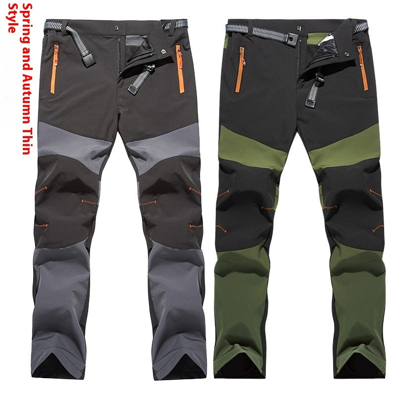 Outdoor Stretch Breathable And Loose Plus Size Climbing Pants Men