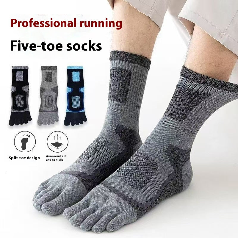 Men’s Long Sports Sweat-absorbent Cotton Socks