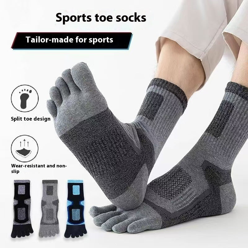Men’s Long Sports Sweat-absorbent Cotton Socks