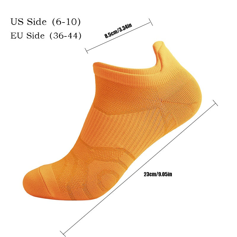 8 Pairs Men Athletic Socks Low Cut Cushion Running Socks Anti-slip And Anti-odor Breathable Comfort For Sports Running