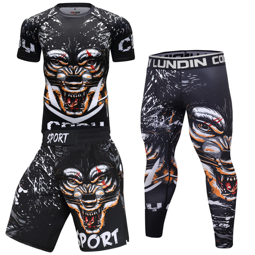 Men’s quick-drying gym clothes - W10 / L