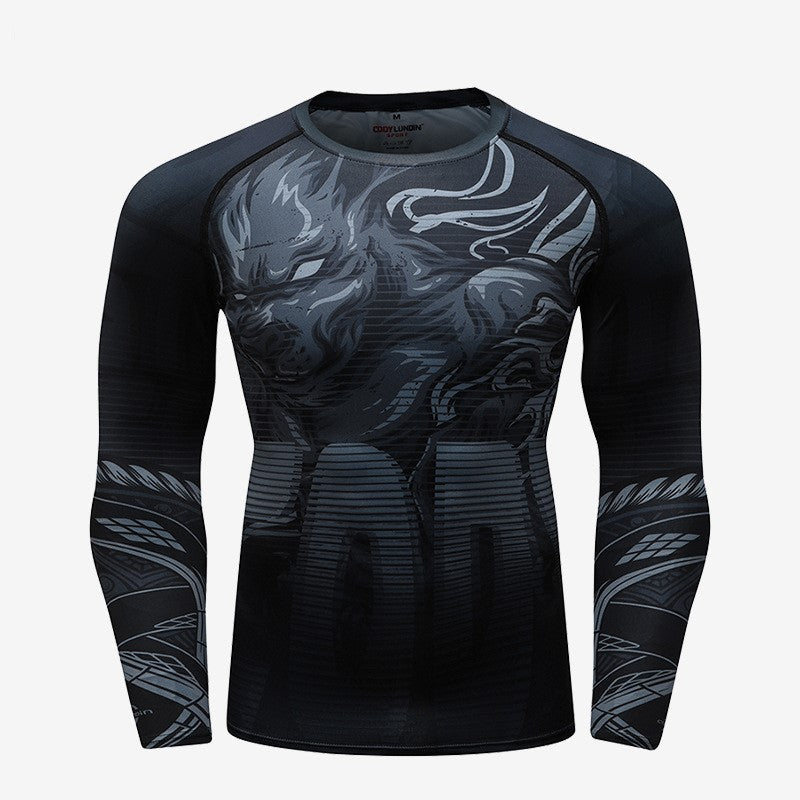 Men’s tight-fitting quick-drying clothes - L / B Long