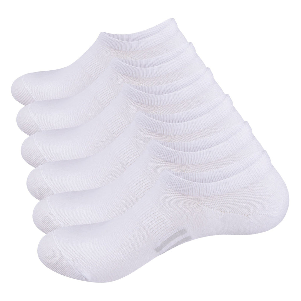 Pure Cotton Breathable Summer Thin Tight Invisible Male Socks - White / L