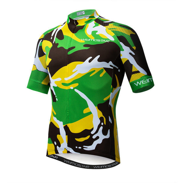 Green bicycle shirt - 15 style / XL