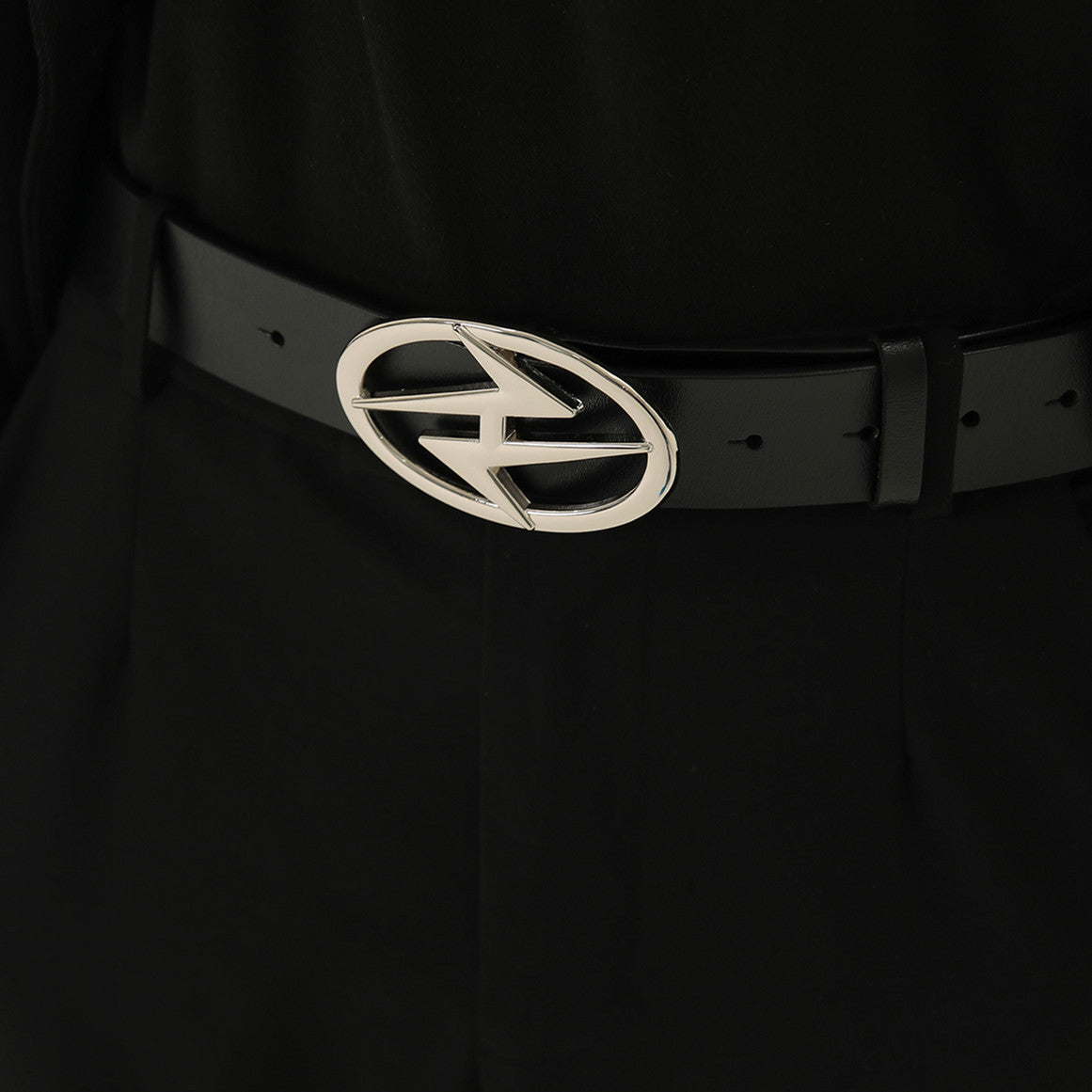 Double-layer Cowhide Belt Niche Homemade Metal - Black