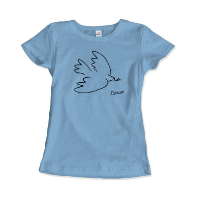 3D Digital Printing Casual Round Neck Short Sleeves T-shirt - Light Blue / S