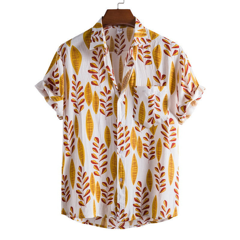 Men’s Bamboo And Linen Shirt - 3 Style / S