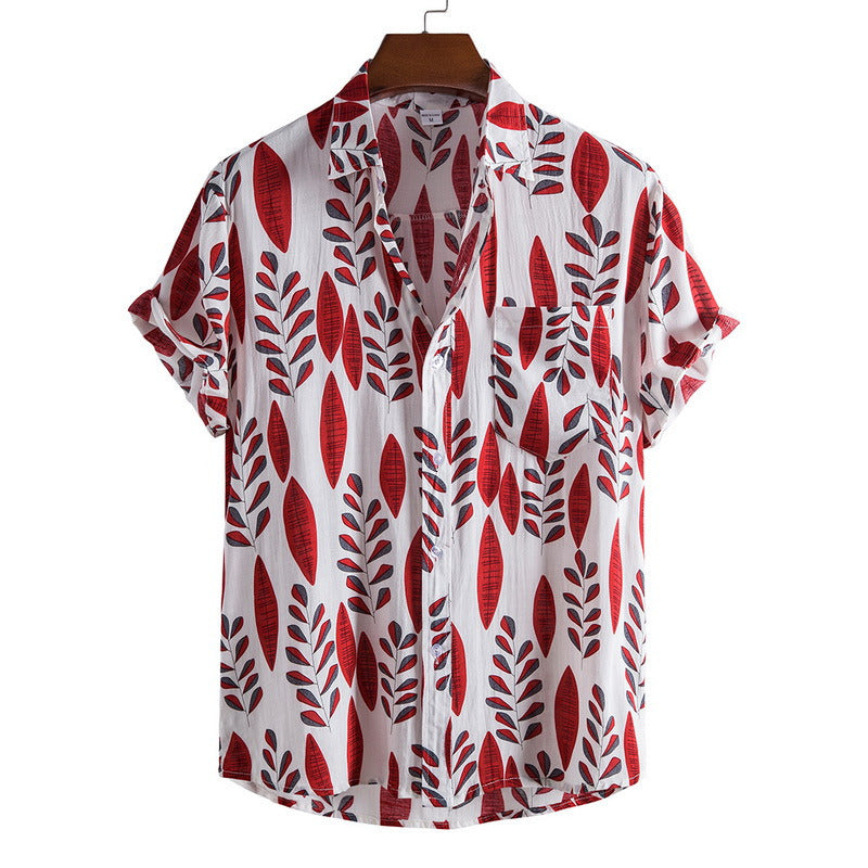 Men’s Bamboo And Linen Shirt - 5 Style / S