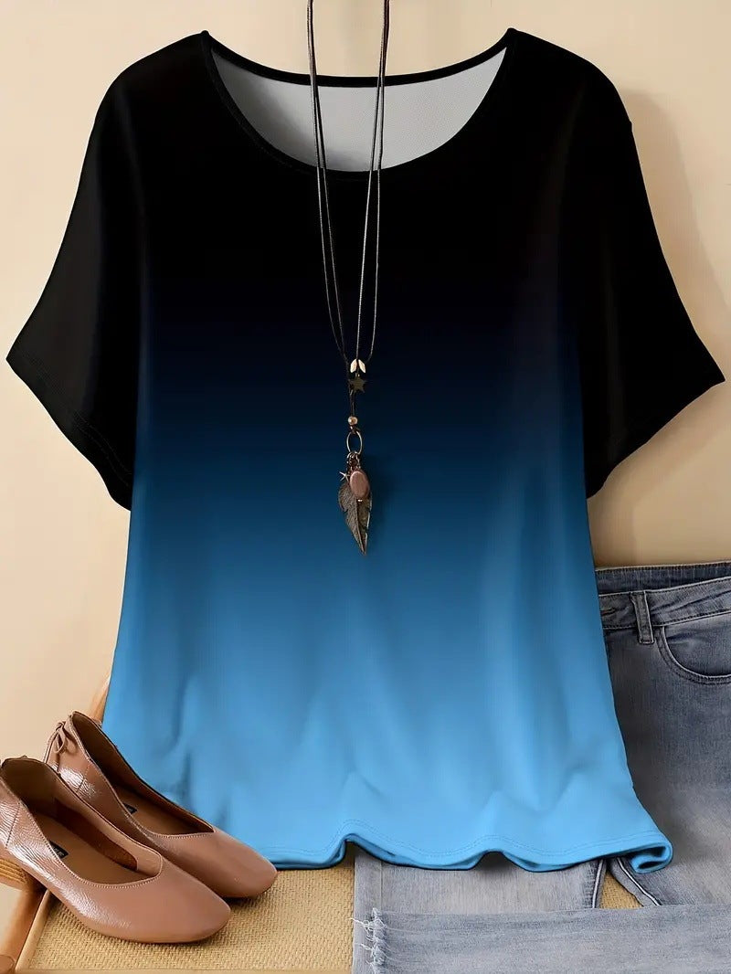 Casual Sports Loose Round Neck Short Sleeve - ME01ME01ZN241013Y020 / XL