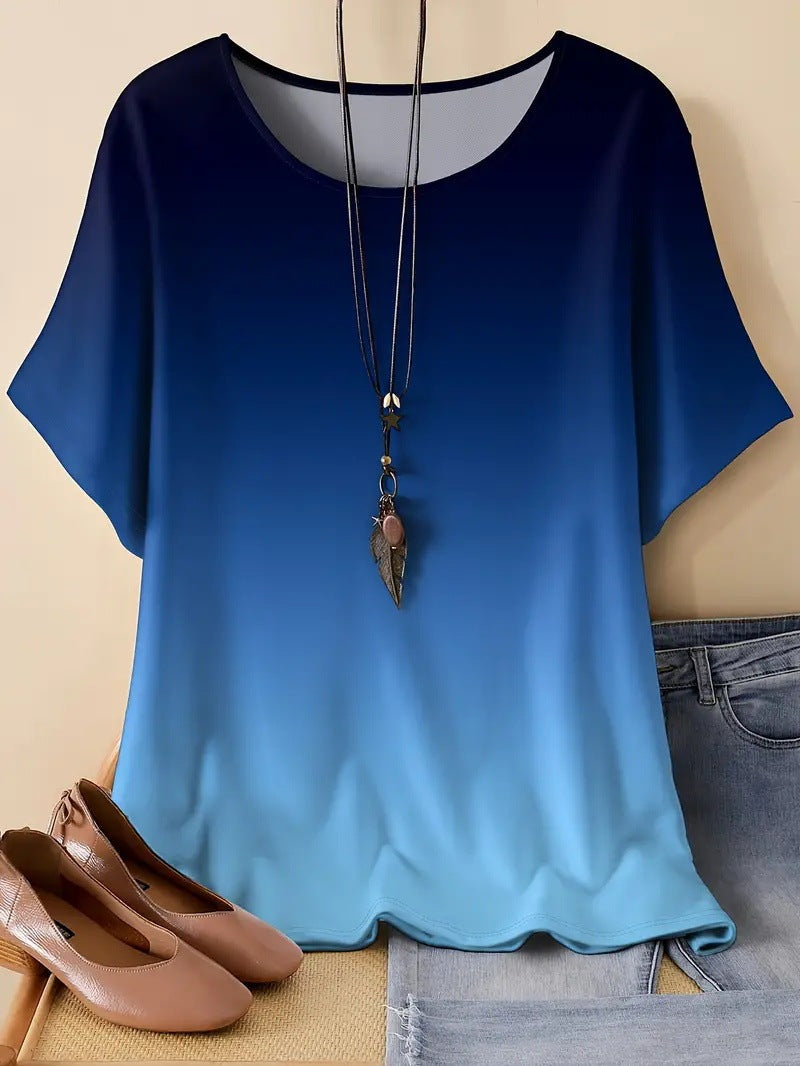 Casual Sports Loose Round Neck Short Sleeve - ME01ME01ZN241013Y023 / XL