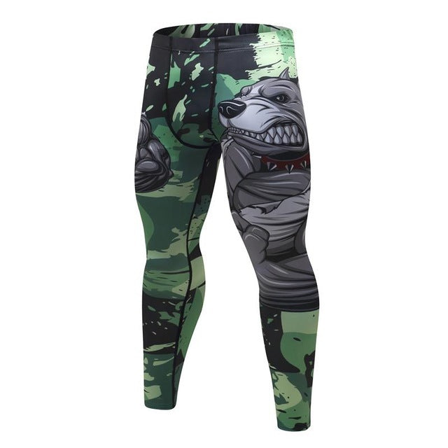 Quick-drying jogger sports suit - Green1 / Trousers / XXL