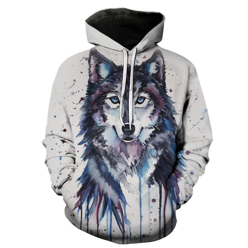 Blue Eyes Liger 3D Digital Printed Men’s Hoodie