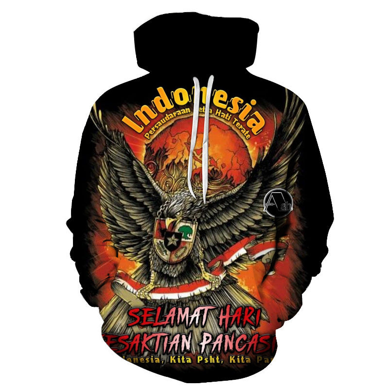 Blue Eyes Liger 3D Digital Printed Men’s Hoodie