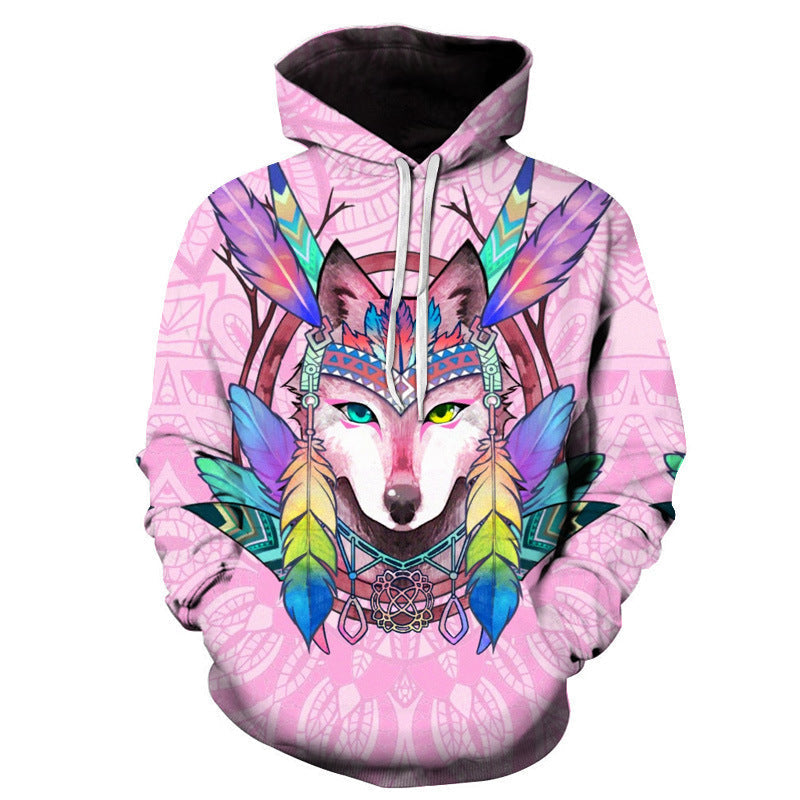 Blue Eyes Liger 3D Digital Printed Men’s Hoodie