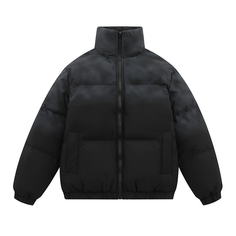 Casual Fashion Gradient Trendy Cotton Clothing Coat For Men - 8597 Black / M