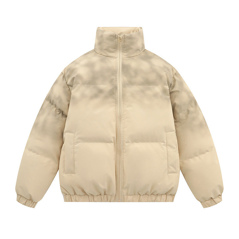 Casual Fashion Gradient Trendy Cotton Clothing Coat For Men - 8597 Khaki / M