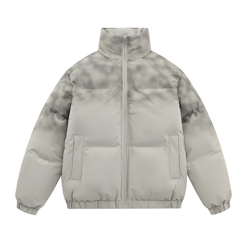 Casual Fashion Gradient Trendy Cotton Clothing Coat For Men - 8597 Light Green / M